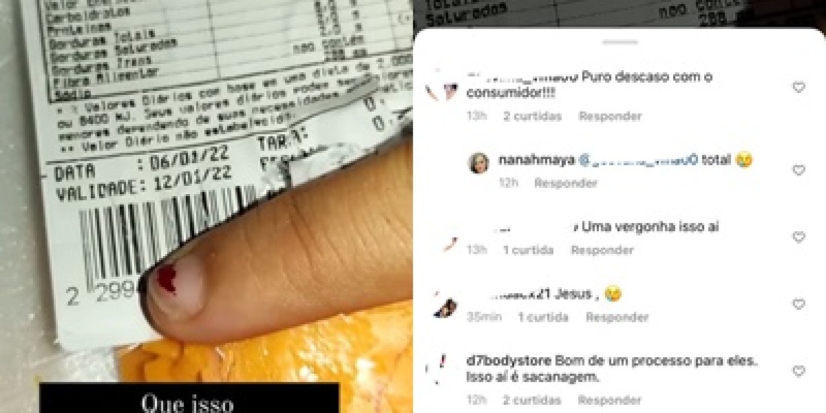 Cliente faz denúncia do supermercado Mix Mateus em Caxias por vender produto possivelmente com data de vencimento adulterada  