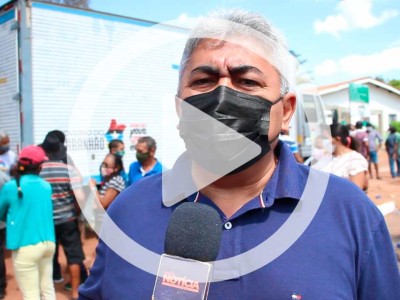 Prefeito Zé Francisco acompanha Governador do Maranhão em anuncio de obras do Governo do Estado, em São João do Sóter  