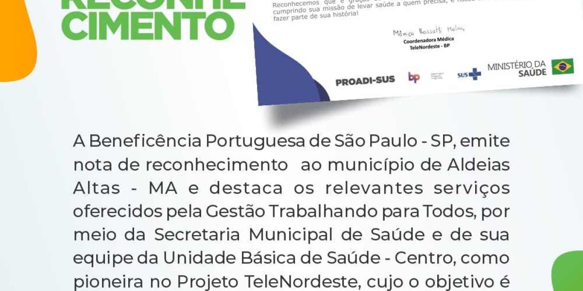 Beneficência Portuguesa de São Paulo emite nota de reconhecimento do Centro de Saúde de Aldeias Altas.