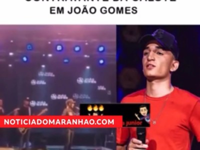 João Gomes leva golpe de contratante, mas mantém show no Maranhão