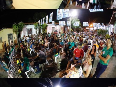 Samara Mendes e Marreca Filho participam de grande arrastão em Caxias