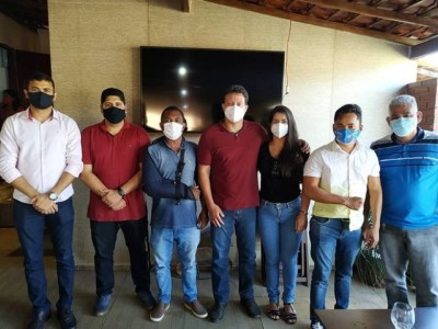 Vereadores de Aldeias Altas participam de comitiva com Secretário de Educação do Maranhão Felipe Camarão