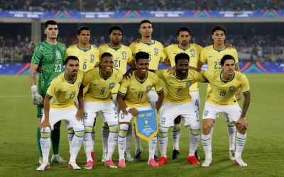 Brasil domina a Índia e constrói goleada tranquila com brilho de Estêvão e atacantes do Flamengo
