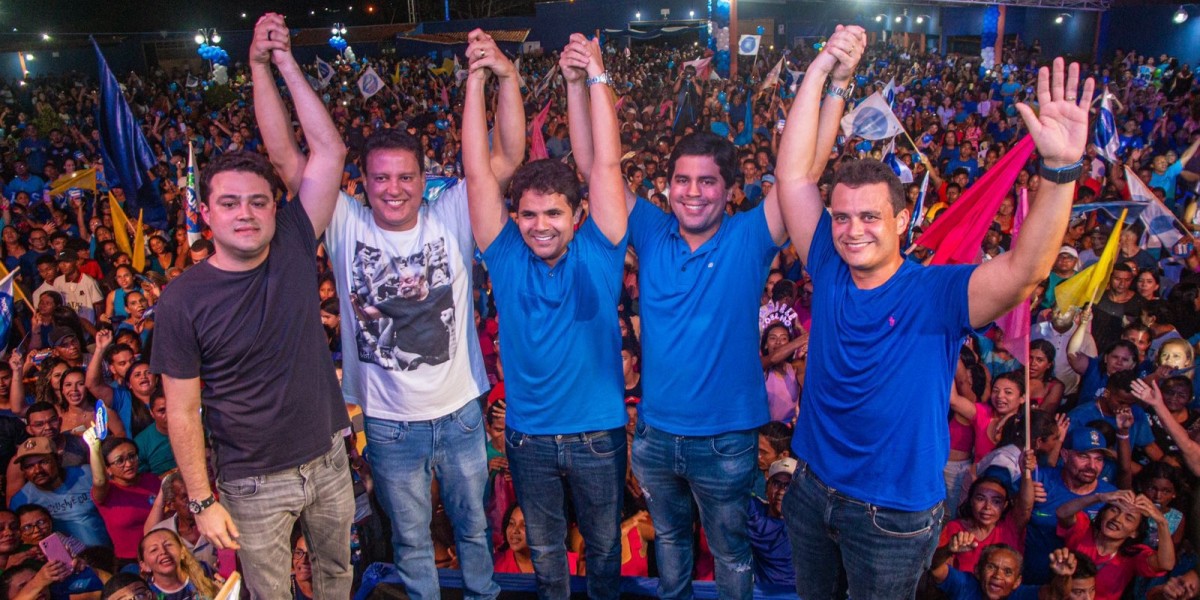 Multidão aclama Bruno Silva em lançamento de pré-candidatura a reeleição em Coelho Neto