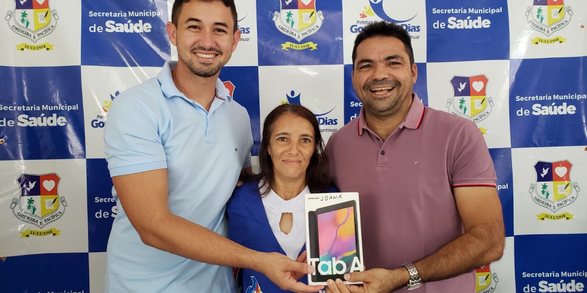 Prefeito Toinho Patioba realiza entrega de tablets e coletes para Agentes Comunitários de Gonçalves Dias