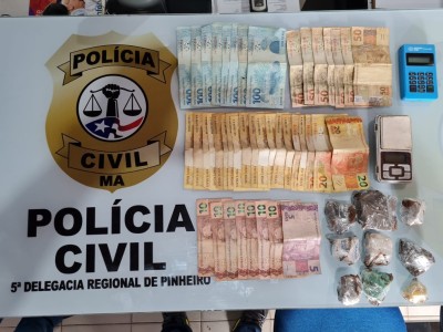 Polícia prende casal por tráfico de drogas no Maranhão