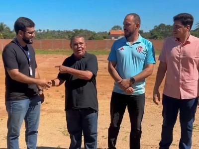 Governo do Estado visita Estádio Municipal de Governador Eugênio Barros para retomada da obra