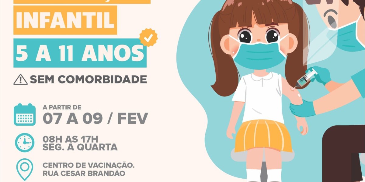Campanha de  Vacinação contra Covid para crianças de 5 a 11 anos sem comorbidades, vai iniciar nesta segunda-feira em Codó