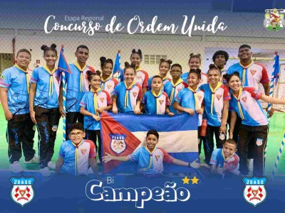 Clube JOASC é bi campeão da etapa regional do concurso de ordem unida da 13•região 