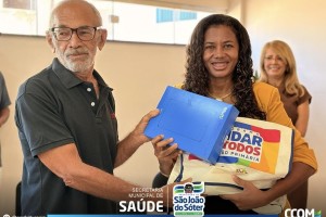 São João do Sóter fortalece Atenção Primária com entrega de kits para agentes de saúde