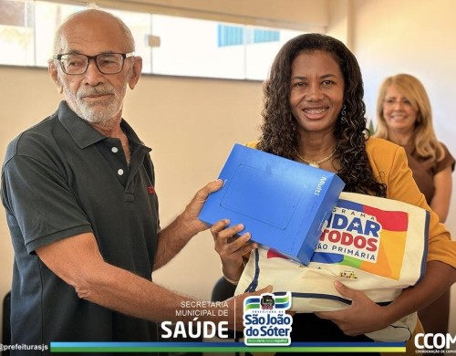 São João do Sóter fortalece Atenção Primária com entrega de kits para agentes de saúde