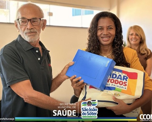 São João do Sóter fortalece Atenção Primária com entrega de kits para agentes de saúde