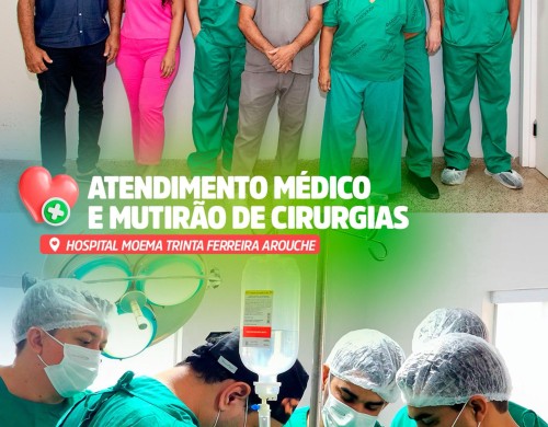 Mutirão de cirurgias e atendimentos reforça saúde pública em Senador Alexandre Costa