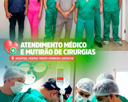 Mutirão de cirurgias e atendimentos reforça saúde pública em Senador Alexandre Costa