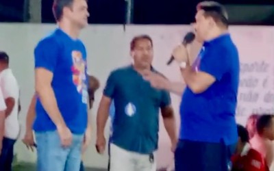 Rejeição de Rubens Júnior é demonstrada pelo público em evento em Matões