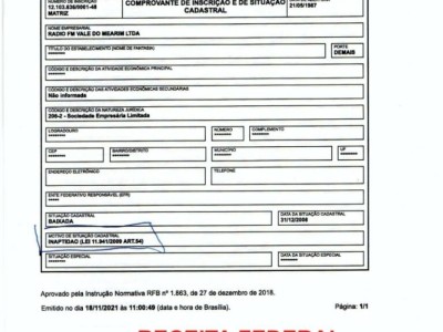 Bomba: Anatel investiga emissoras do ex-prefeito Paulo Marinho por fraude documental 