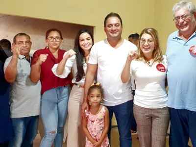 Pré-candidata a deputada estadual Cláudia Coutinho cumpre agenda em São João do Sóter, Senador Alexandre Costa, Governador Luiz Rocha e em Eugênio Barros
