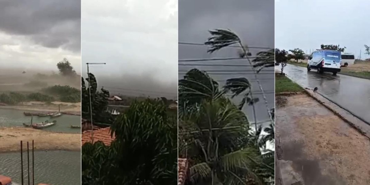 Vendaval causa morte de pedreiro e danos em casas em São Bento