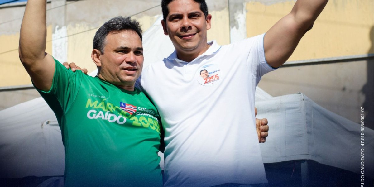 Candidato a deputado estadual, Márcio Gaido, reúne apoiadores e promove adesivaço com o candidato a deputado federal, Paulo Marinho Jr em Aldeias Altas