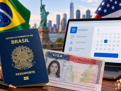 Nova mudança para o visto americano: Estados Unidos passam a limitar cancelamentos e reagendamentos de entrevistas no Brasil