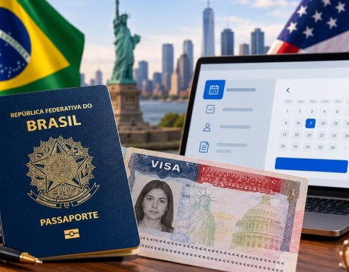 Nova mudança para o visto americano: Estados Unidos passam a limitar cancelamentos e reagendamentos de entrevistas no Brasil