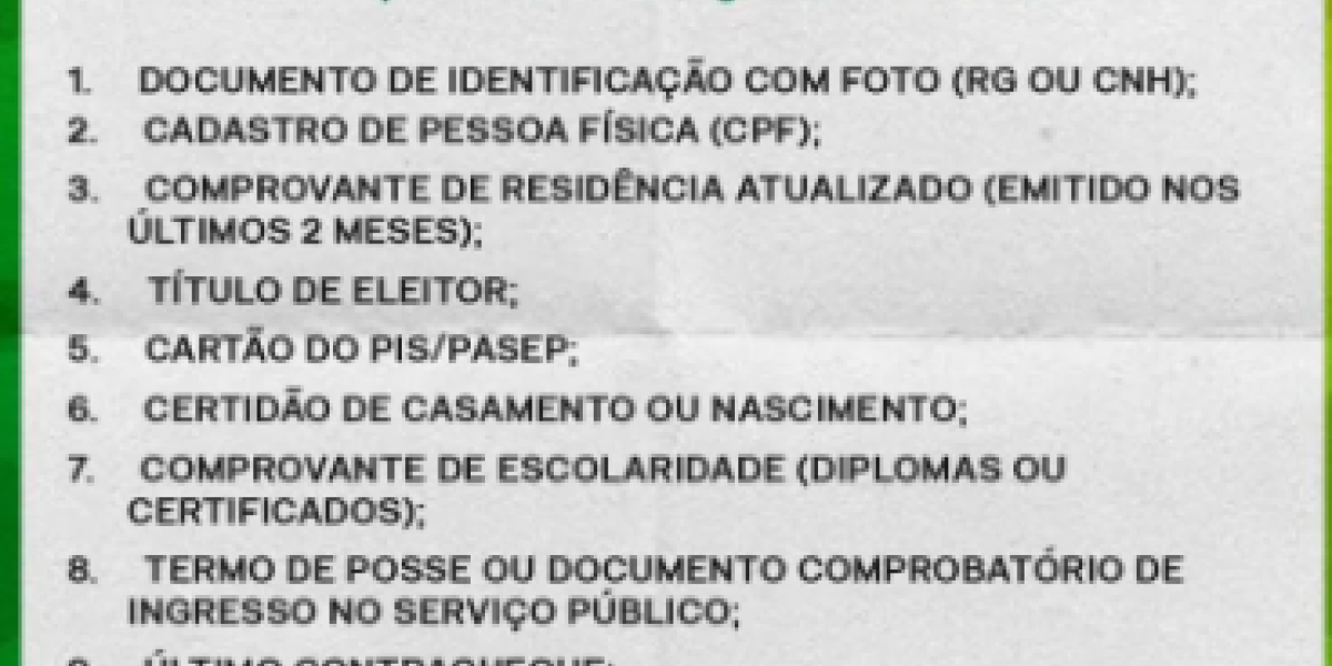 Prefeitura de São João do Sóter inicia recadastramento obrigatório de servidores municipais