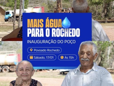 Prefeitura de Matões inaugura poço no Povoado Rochedo e reforça compromisso com o acesso à água