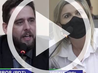 “Eu queria muito que você tivesse moral para falar da saúde de Caxias”, disse Cynthia Lucena ao vereador Daniel Barros durante sessão 