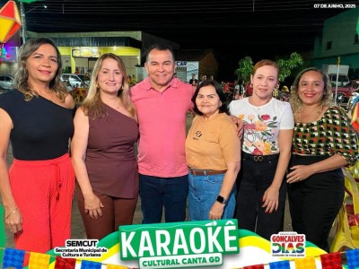 Prefeitura de Gonçalves Dias promove primeiro Karaokê Cultural