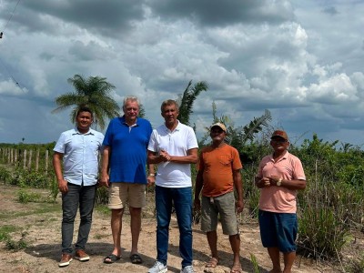 Prefeito Nonatinho anuncia novo poço tubular  na  Baixa de Coco, zona rural de Matões 