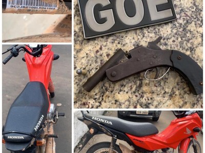 Polícia Militar apreende duas armas de fogo e recupera motocicleta roubada durante Operação Bairro Seguro em Caxias