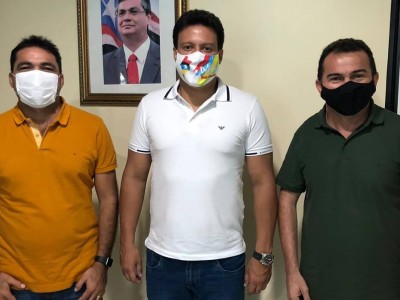 Prefeito de Gonçalves Dias Toinho Patioba, se reúne com o Secretário Estadual de Educação Felipe Camarão em São Luís