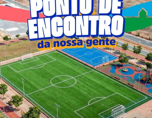 Mais esporte e lazer: obra do Espaço Esportivo Comunitário avança em Matões 