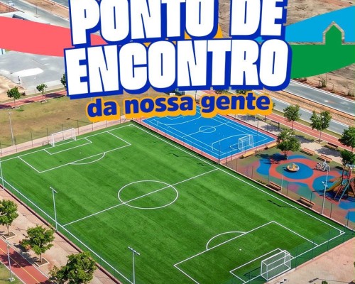 Mais esporte e lazer: obra do Espaço Esportivo Comunitário avança em Matões 