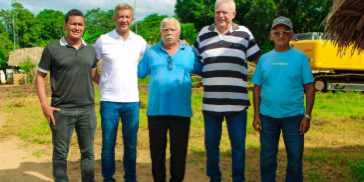 Prefeito Nonatinho inicia construção de UBS no povoado Peruca, em Matões 