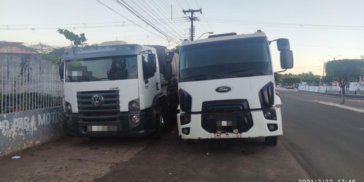 Operação Integrada entre as Polícias Militar, Civil e Rodoviária Federal resulta na apreensão de dois caminhões com carga roubada em Coelho Neto