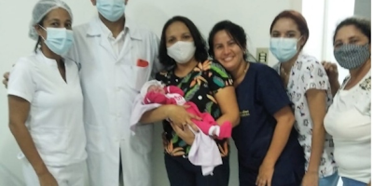 Agda Ravena foi o primeiro bebê de 2021 nascido em Aldeias Altas
