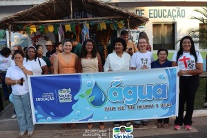 Prefeitura de São João do Sóter encerra campanha de conscientização sobre preservação da água com passeata educativa