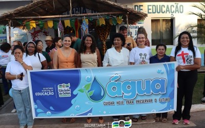 Prefeitura de São João do Sóter encerra campanha de conscientização sobre preservação da água com passeata educativa