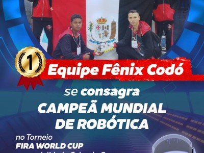 Prefeito Zé Francisco parabeniza equipe  campeã mundial de robótica