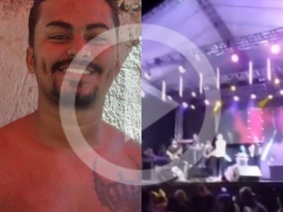 Vídeo mostra momento dos disparos durante show do cantor Vitor Fernandes que deixou um homem morto em Caxias 