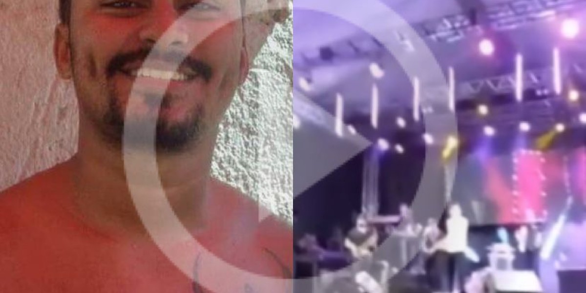 Vídeo mostra momento dos disparos durante show do cantor Vitor Fernandes que deixou um homem morto em Caxias 