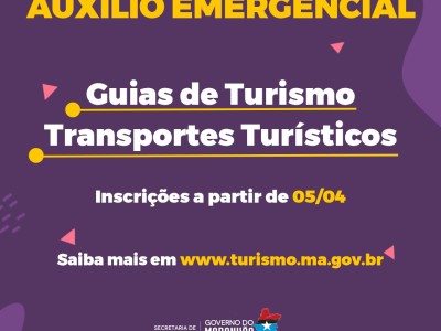 Lançado edital do auxílio emergencial para guias e transportes turísticos
