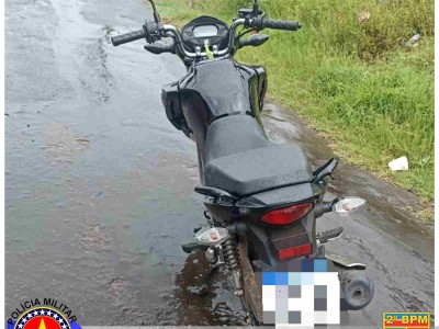 Polícia Militar recupera motocicleta roubada em tempo recorde em Caxias