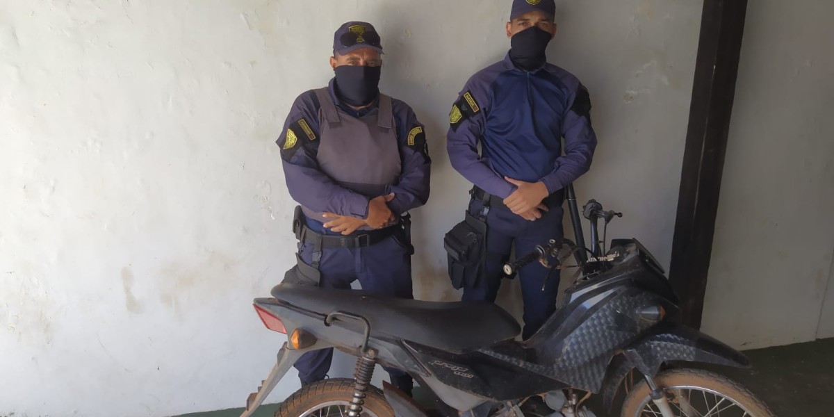 Guarda Municipal de Gonçalves Dias, com apoio da Polícia Militar recupera motos roubada nesta final de semana