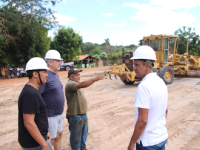 Prefeito Nonatinho Investe no esporte e inicia obras de construção do Ginásio Poliesportivo do Marajá, zona rural de Matões 