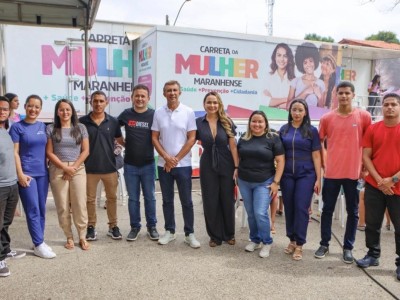 Prefeito Nonatinho amplia acesso à saúde com a Carreta da Mulher em Matões