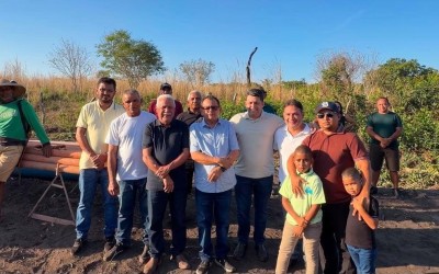 Prefeito Juvenal Silva perfura mais um poço no Povoado Taboca com recursos próprios