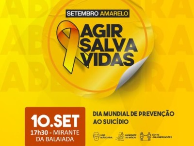 Prefeitura de Caxias abre oficialmente a Campanha Setembro Amarelo
