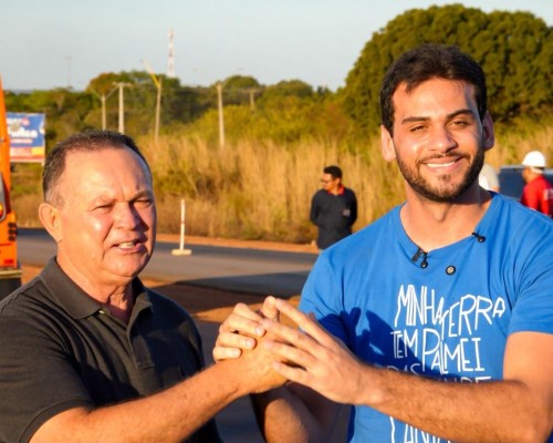 Gentil Neto recebe Carlos Brandão e reforça parceria com o Governo do Estado durante maratona de entregas em Caxias